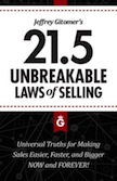 21.5 Unbreakable Laws of Selling: 
